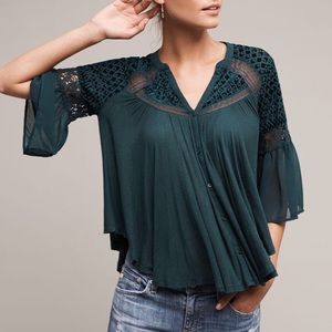Anthropologie Surya Burnout Top L